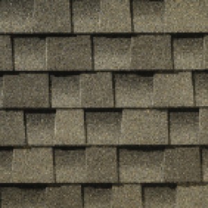 GAF Timberline HDZ shingle in Weathered Wood