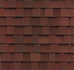 IKO Dynasty shingle in Monaco Red